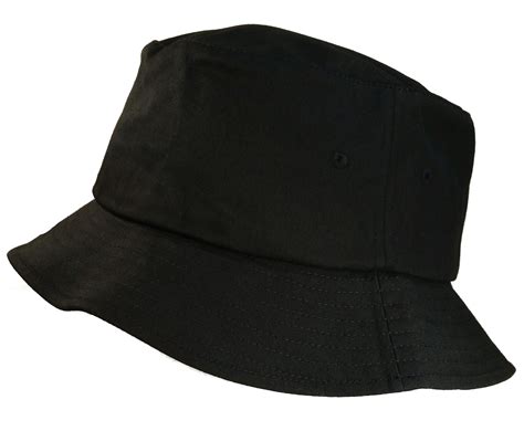 Black Bucket Hat Large