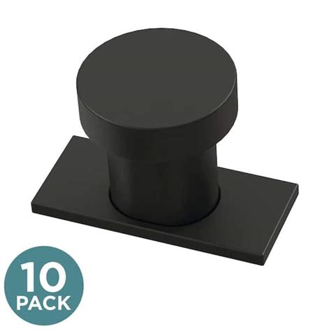 Black Cabinet Knobs With Backplate