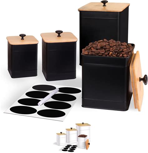 Black Canisters Coffee