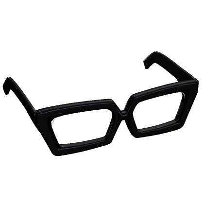 black cat eye glasses roblox