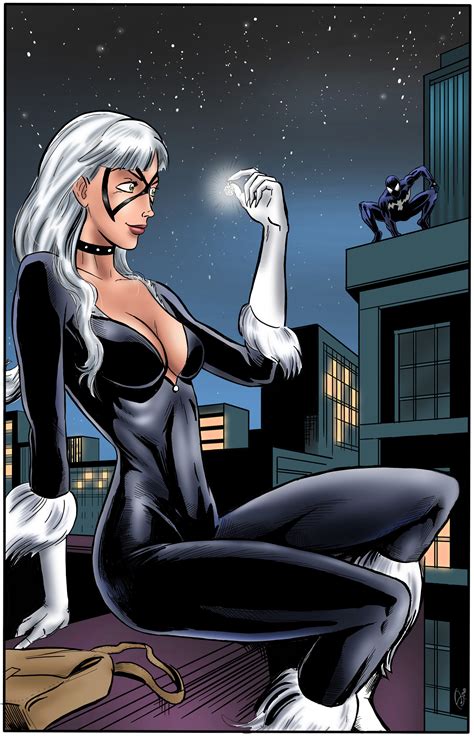 Black Cat Spiderman Widget