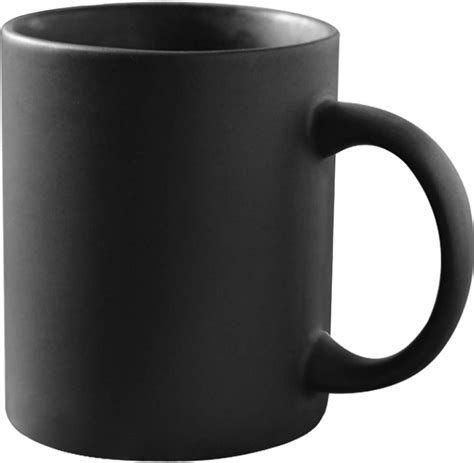 black ceramic cup