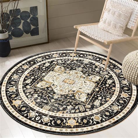 Black Circle Rugs