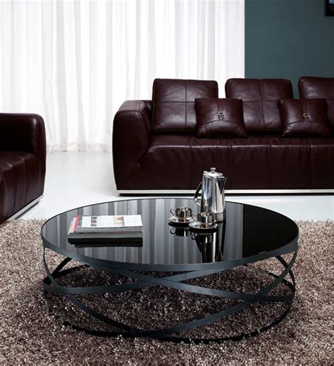 Black Coffee Table Glass