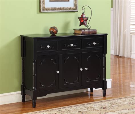 Black Console Table With Doors