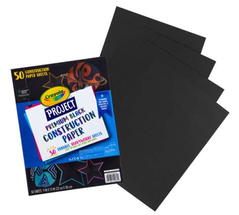 Black Construction Paper Art