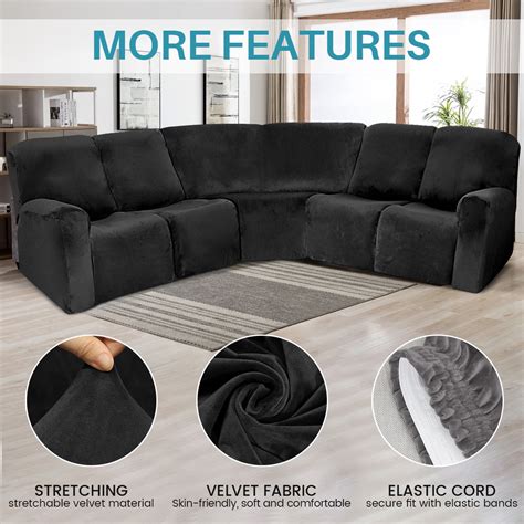 Black Couch Covers Stretch