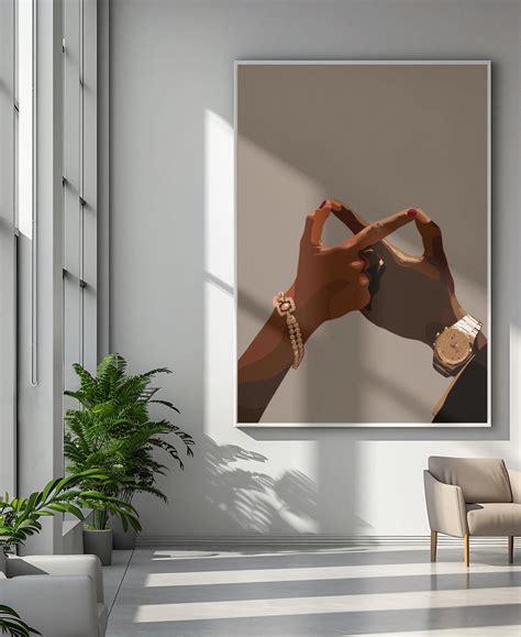 Black Couple Wall Decor
