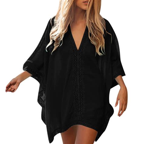 Black Cover Up Plus Size