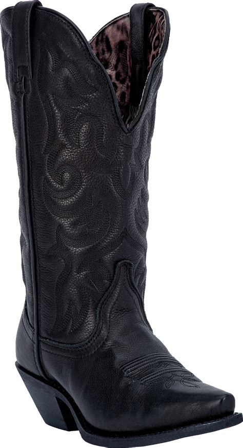 black cowboy boots for women