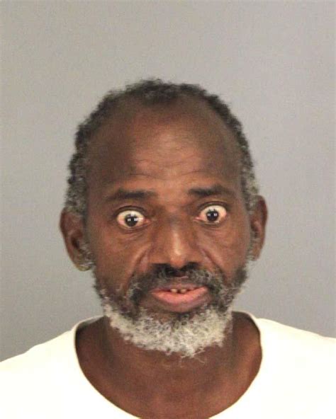 black crackhead mugshot