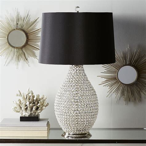 home.furnitureanddecorny.com:black crystal bead table lamp