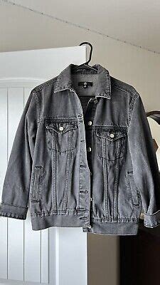 Black Denim Jacket Ebay