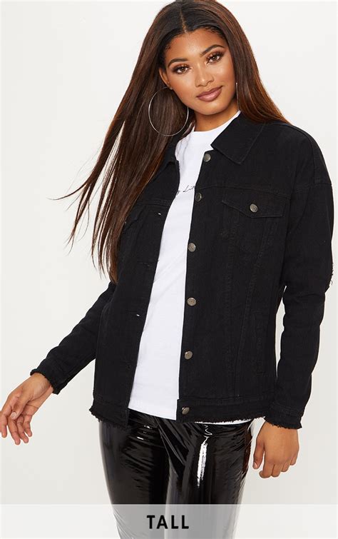 Black Denim Jacket Tall