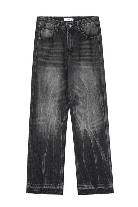 black denim washed