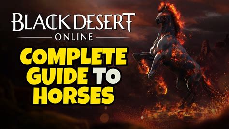 black desert how to call horse
