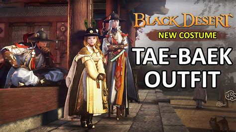 black desert online taebaek outfit