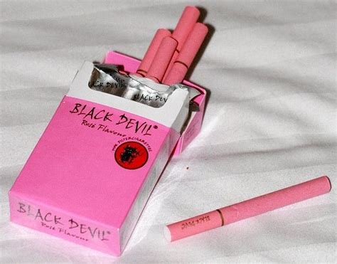 Black Devil American Blend Pink cigarettes tobacco packet