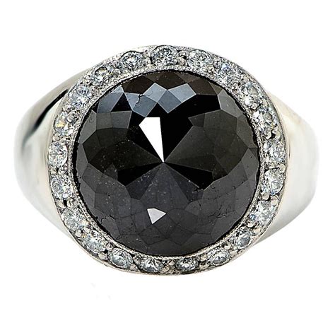 black diamond ring for men