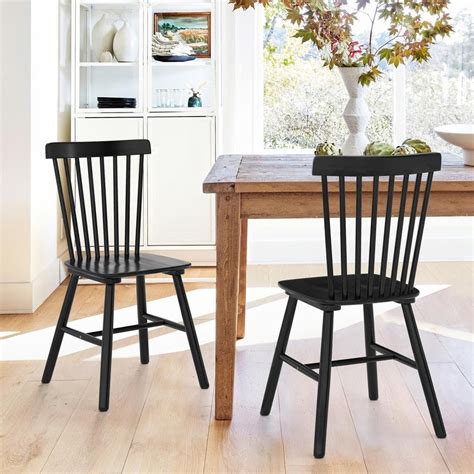 Black Dining Chairs Spindle