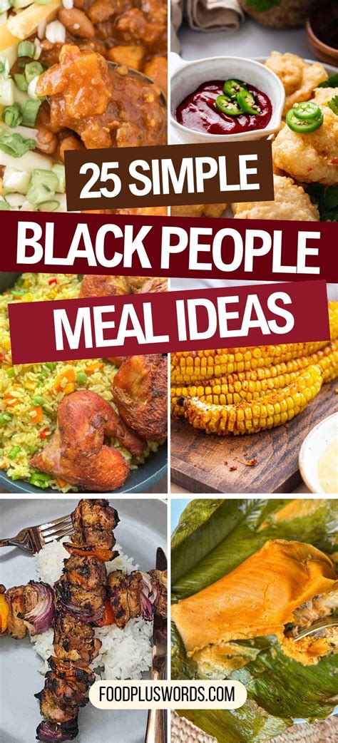black dinner ideas