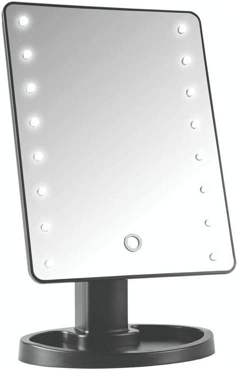 Black Dressing Table With Light Up Mirror