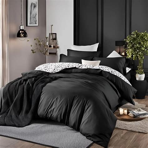 black duvet bedroom ideas consider the size of your bedroom