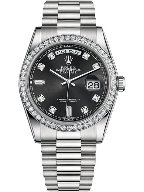 black face rolex day date