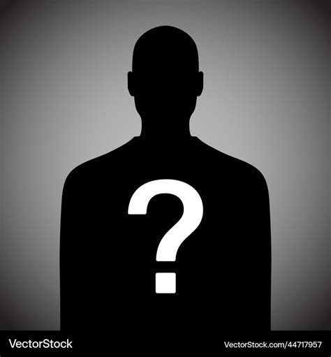 Black Face With Question Mark