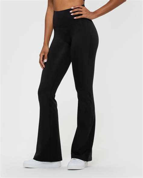 black flare legging