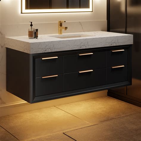 Black Floating Bathroom Vanities