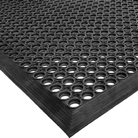 black floor mat
