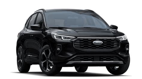 Sleek black Ford Escape parked stylishly