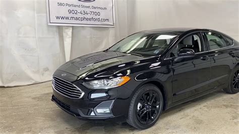 black ford fusion se sedan 2023