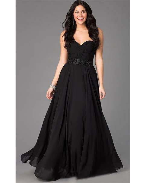 black formal dress size 16