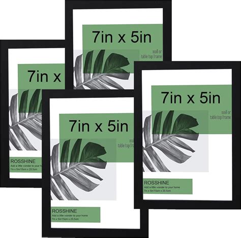 Black Frame 7X5 Printable