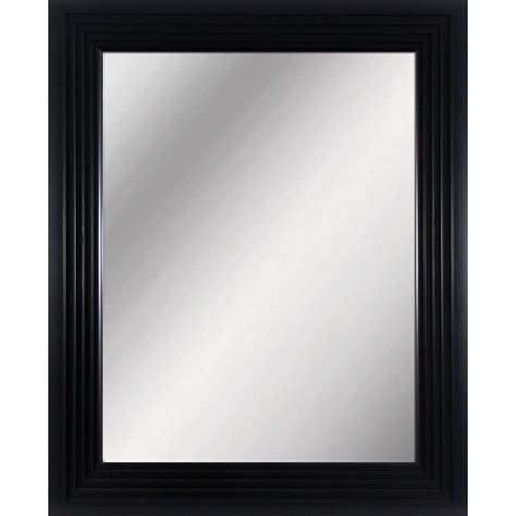 black framed mirror 24 x 30