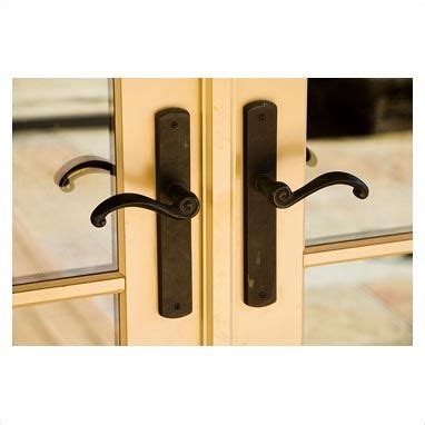 Black French Door Hardware