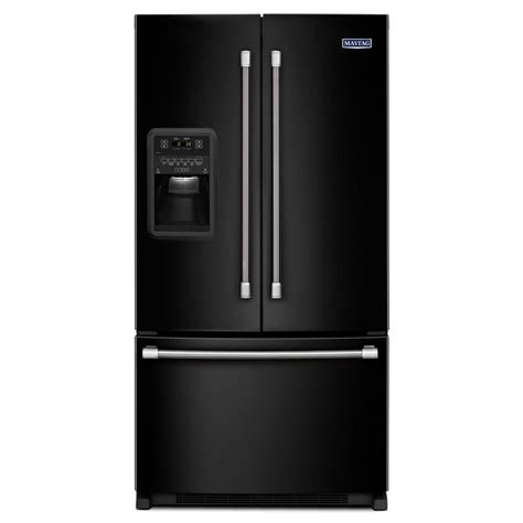black french door refrigerator ice no dispenser