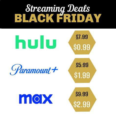 black friday streaming deals 2023