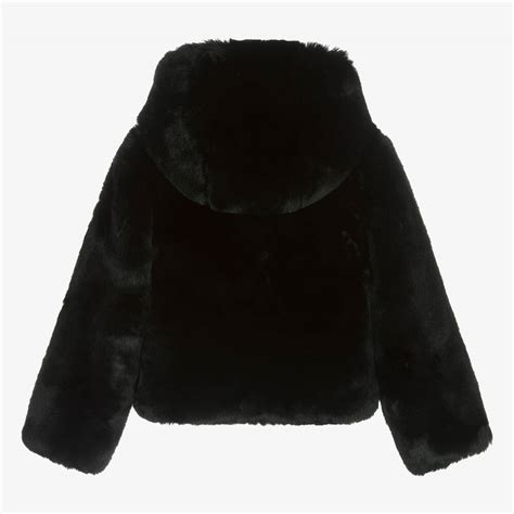 Black Fur Jacket Toddler