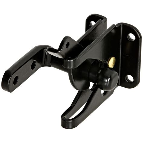 Black Gate Latch Hardware