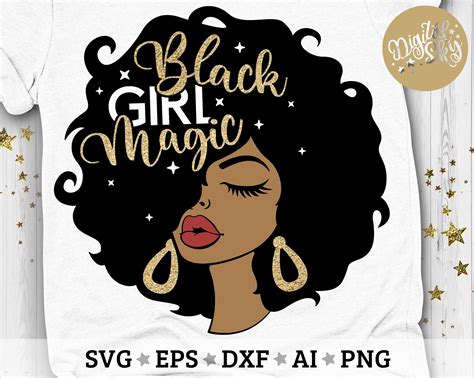 black girl magic clipart free