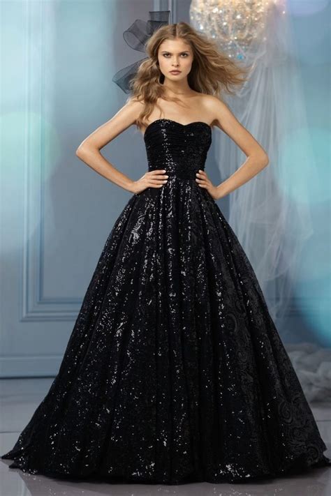 Cinderella Black Wedding Dress