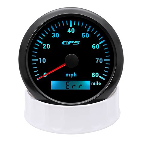 black gps speedometer