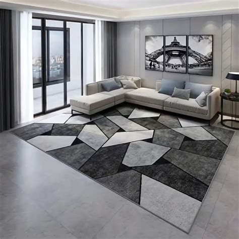 Black Gray Carpet