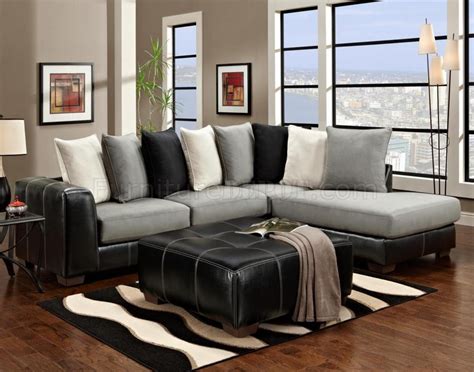 black grey sectional sofas
