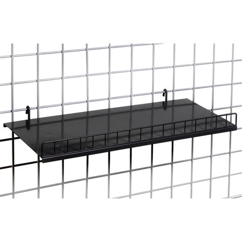 Black Gridwall Shelving
