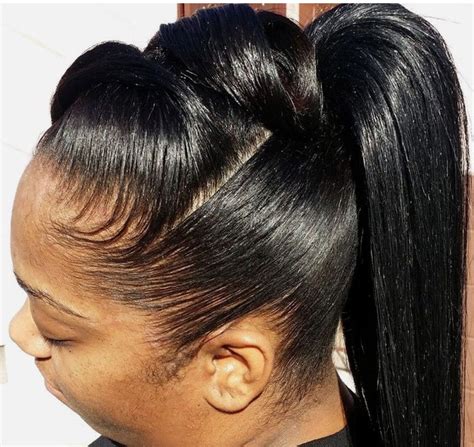 Stunning Black Hair Ponytail Hairstyles Trend This Years