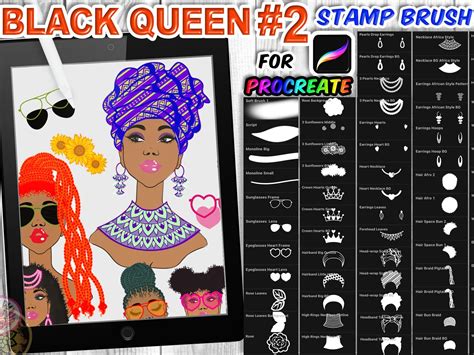 Black Hairstyle Brush Procreate